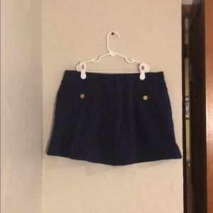 Cute Preppy Navy Skort